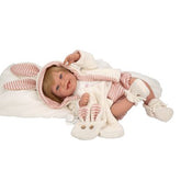 Muñeca Elegance 45cm Zoe Rosa con Bufanda